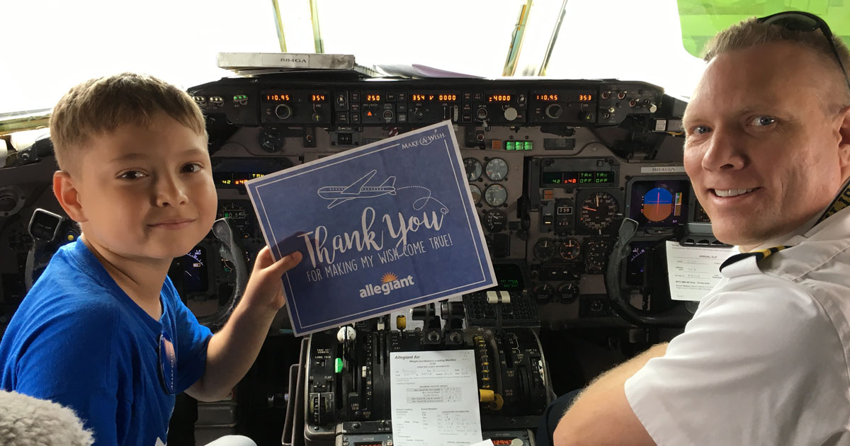 Make A Wish with Pilot Make A Wish with Pilot